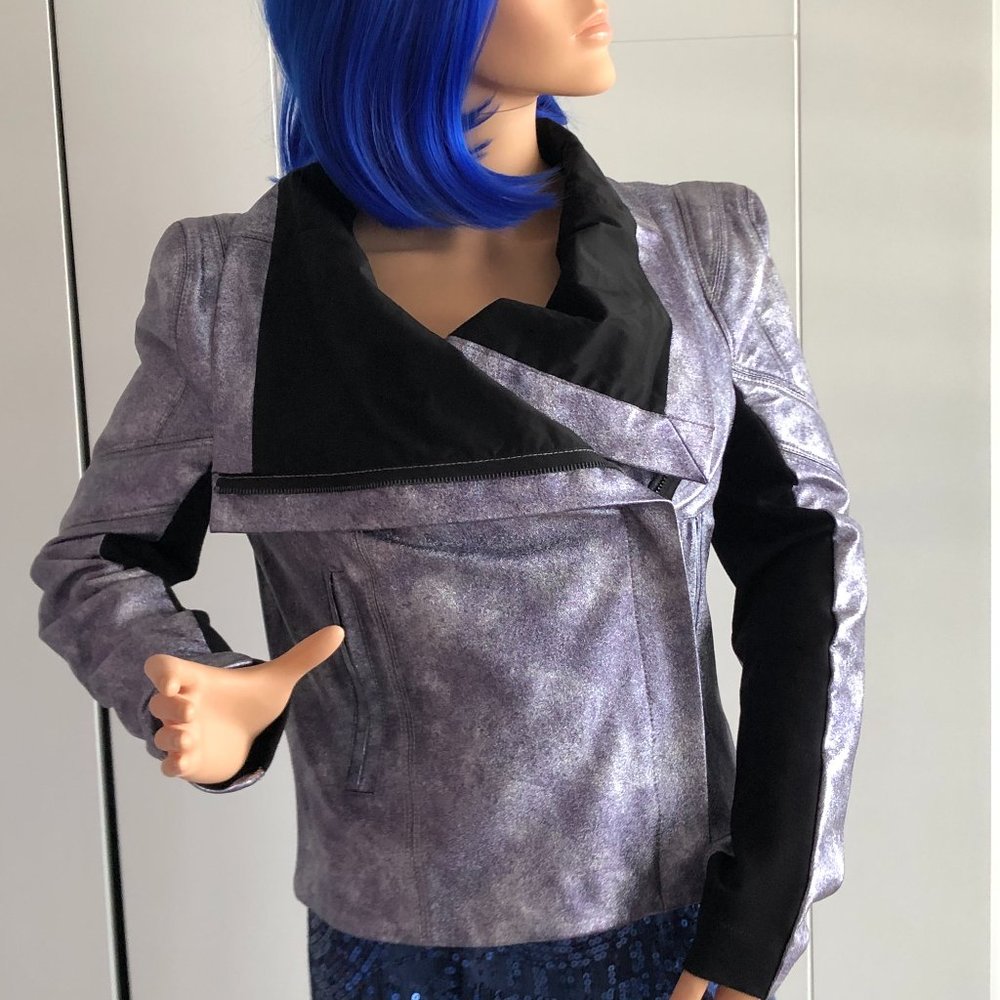 Metallic Moto jacket